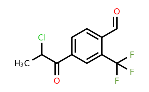 1804055-48-8 | 4-(2-Chloropropanoyl)-2-(trifluoromethyl)benzaldehyde