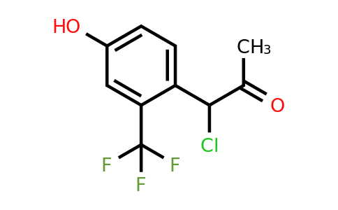 1804055-87-5 | 4-(1-Chloro-2-oxopropyl)-3-(trifluoromethyl)phenol