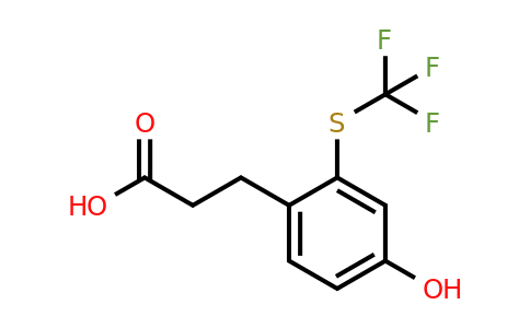1804055-99-9 | 3-(4-Hydroxy-2-(trifluoromethylthio)phenyl)propanoic acid