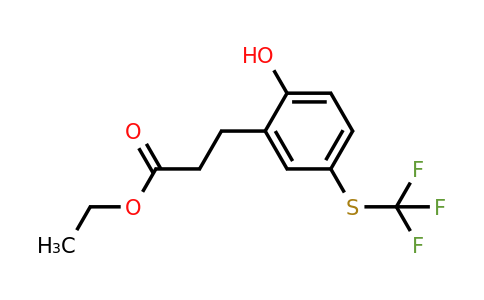1804056-07-2 | Ethyl 3-(2-hydroxy-5-(trifluoromethylthio)phenyl)propanoate