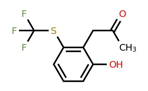 1804056-13-0 | 2-(2-Oxopropyl)-3-(trifluoromethylthio)phenol