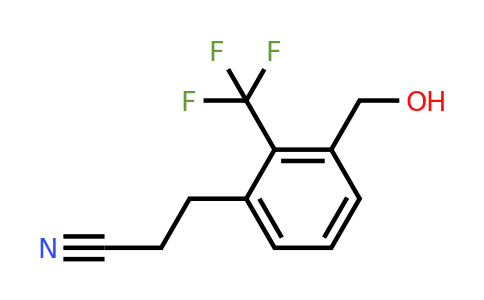 1804058-35-2 | 3-(3-(Hydroxymethyl)-2-(trifluoromethyl)phenyl)propanenitrile