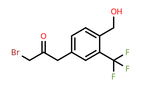 1804059-09-3 | 4-(3-Bromo-2-oxopropyl)-2-(trifluoromethyl)benzylalcohol