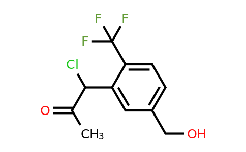 1804059-13-9 | 3-(1-Chloro-2-oxopropyl)-4-(trifluoromethyl)benzyl alcohol