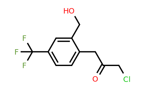 1804059-20-8 | 2-(3-Chloro-2-oxopropyl)-5-(trifluoromethyl)benzylalcohol