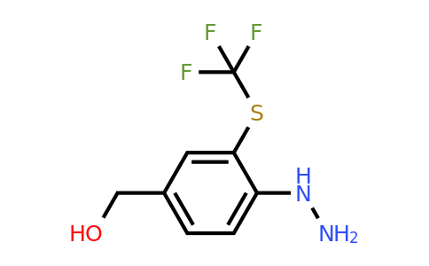 1804059-49-1 | 4-Hydrazinyl-3-(trifluoromethylthio)benzylalcohol