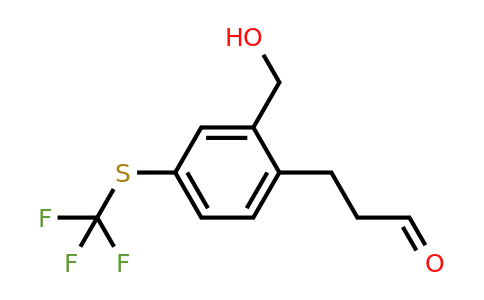 1804059-79-7 | 2-(3-Oxopropyl)-5-(trifluoromethylthio)benzylalcohol