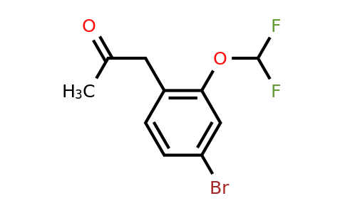 1804063-22-6 | 1-(4-Bromo-2-(difluoromethoxy)phenyl)propan-2-one