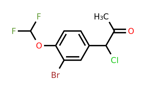 1804063-24-8 | 1-(3-Bromo-4-(difluoromethoxy)phenyl)-1-chloropropan-2-one