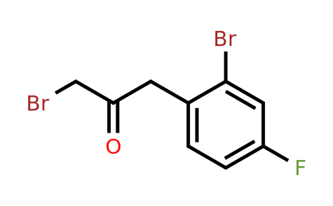 1804064-85-4 | 1-Bromo-3-(2-bromo-4-fluorophenyl)propan-2-one