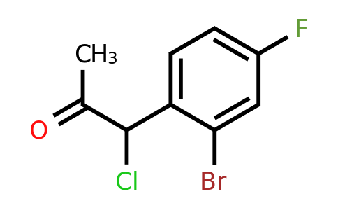 1804064-93-4 | 1-(2-Bromo-4-fluorophenyl)-1-chloropropan-2-one