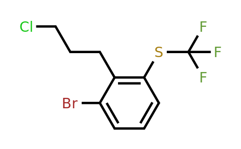 1804066-29-2 | 1-Bromo-2-(3-chloropropyl)-3-(trifluoromethylthio)benzene