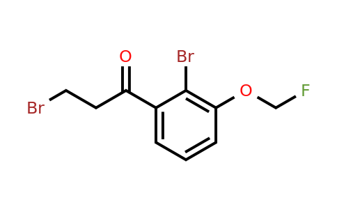 1804066-82-7 | 3-Bromo-1-(2-bromo-3-(fluoromethoxy)phenyl)propan-1-one