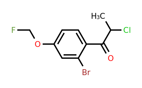 1804066-91-8 | 1-(2-Bromo-4-(fluoromethoxy)phenyl)-2-chloropropan-1-one