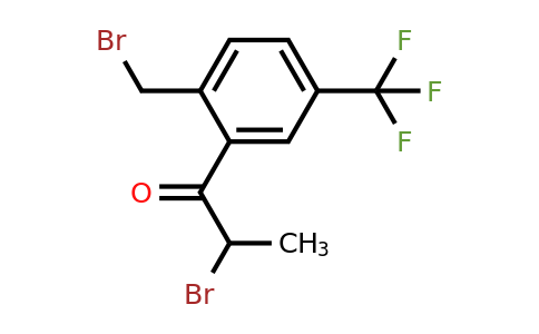 1804067-77-3 | 2-Bromo-1-(2-(bromomethyl)-5-(trifluoromethyl)phenyl)propan-1-one