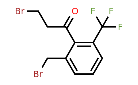 1804067-82-0 | 3-Bromo-1-(2-(bromomethyl)-6-(trifluoromethyl)phenyl)propan-1-one