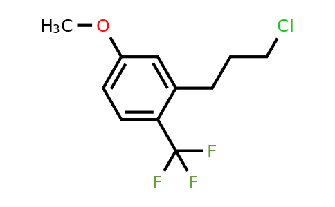 1804070-13-0 | 3-(3-Chloropropyl)-4-(trifluoromethyl)anisole