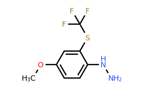 1804070-16-3 | 4-Hydrazinyl-3-(trifluoromethylthio)anisole