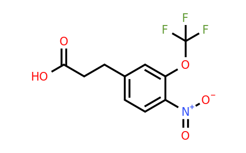1804070-46-9 | 3-(4-Nitro-3-(trifluoromethoxy)phenyl)propanoic acid