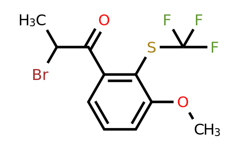 1804070-56-1 | 3-(2-Bromopropanoyl)-2-(trifluoromethylthio)anisole