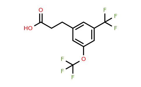 1804070-62-9 | 3-(3-(Trifluoromethoxy)-5-(trifluoromethyl)phenyl)propanoic acid