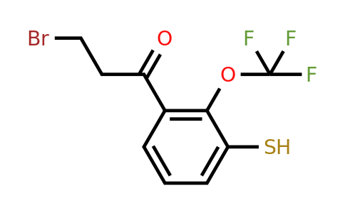 1804070-69-6 | 3-(3-Bromopropanoyl)-2-(trifluoromethoxy)thiophenol