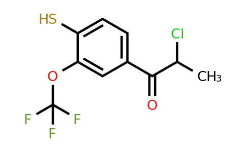1804070-77-6 | 4-(2-Chloropropanoyl)-2-(trifluoromethoxy)thiophenol