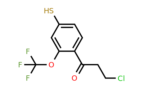 1804070-81-2 | 4-(3-Chloropropanoyl)-3-(trifluoromethoxy)thiophenol