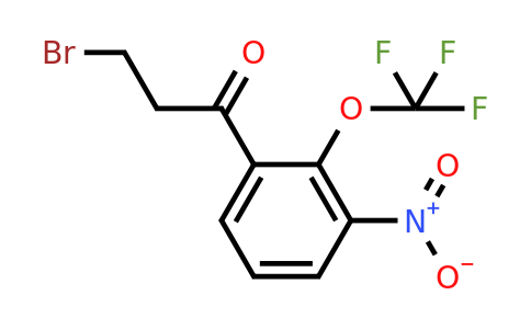 1804070-84-5 | 3-Bromo-1-(3-nitro-2-(trifluoromethoxy)phenyl)propan-1-one