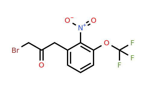 1804071-02-0 | 1-Bromo-3-(2-nitro-3-(trifluoromethoxy)phenyl)propan-2-one