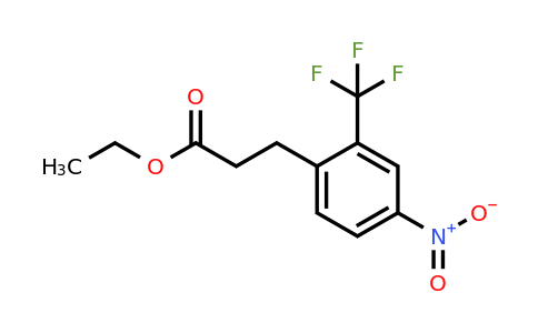 1804071-09-7 | Ethyl 3-(4-nitro-2-(trifluoromethyl)phenyl)propanoate