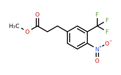1804071-13-3 | Methyl 3-(4-nitro-3-(trifluoromethyl)phenyl)propanoate