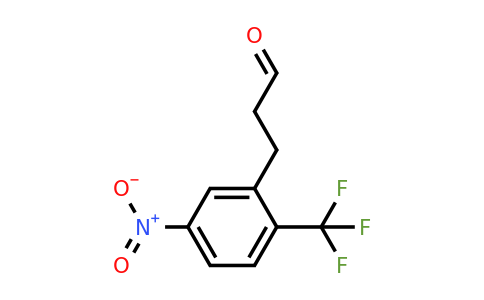 1804071-50-8 | 3-(5-Nitro-2-(trifluoromethyl)phenyl)propanal