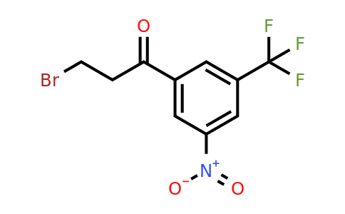 1804071-63-3 | 3-Bromo-1-(3-nitro-5-(trifluoromethyl)phenyl)propan-1-one