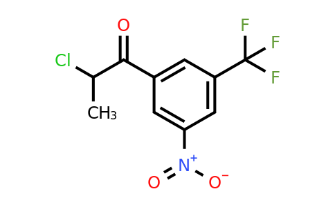 1804071-70-2 | 2-Chloro-1-(3-nitro-5-(trifluoromethyl)phenyl)propan-1-one
