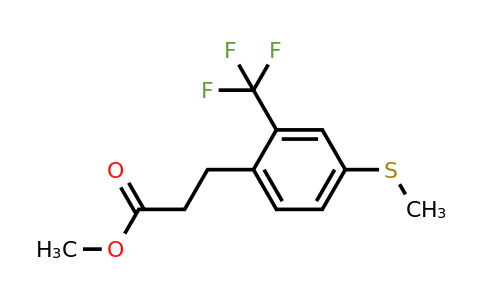 1804071-71-3 | Methyl 3-(4-(methylthio)-2-(trifluoromethyl)phenyl)propanoate