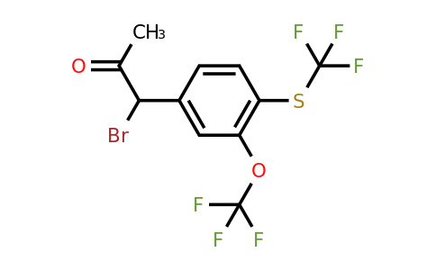 1804071-77-9 | 1-Bromo-1-(3-(trifluoromethoxy)-4-(trifluoromethylthio)phenyl)propan-2-one