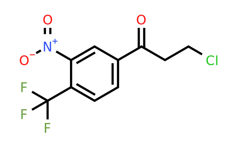 1804071-78-0 | 3-Chloro-1-(3-nitro-4-(trifluoromethyl)phenyl)propan-1-one