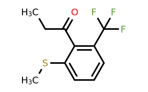 1804071-86-0 | 1-(2-(Methylthio)-6-(trifluoromethyl)phenyl)propan-1-one