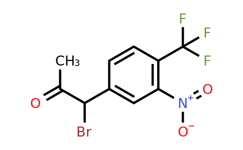 1804071-92-8 | 1-Bromo-1-(3-nitro-4-(trifluoromethyl)phenyl)propan-2-one