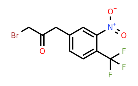 1804072-00-1 | 1-Bromo-3-(3-nitro-4-(trifluoromethyl)phenyl)propan-2-one