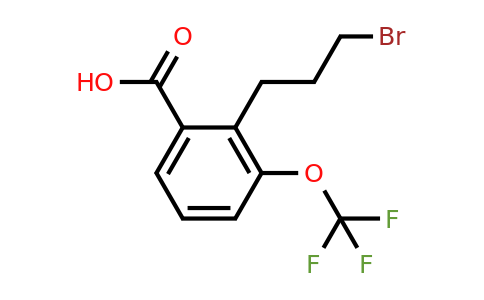 1804072-01-2 | 2-(3-Bromopropyl)-3-(trifluoromethoxy)benzoic acid