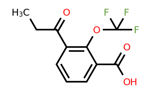 1804072-21-6 | 3-Propionyl-2-(trifluoromethoxy)benzoic acid