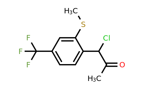 1804072-31-8 | 1-Chloro-1-(2-(methylthio)-4-(trifluoromethyl)phenyl)propan-2-one