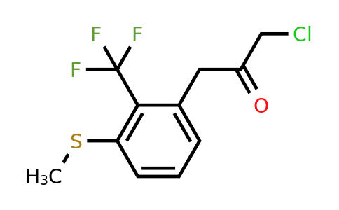 1804072-41-0 | 1-Chloro-3-(3-(methylthio)-2-(trifluoromethyl)phenyl)propan-2-one