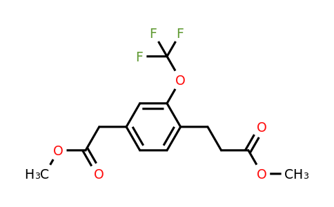1804072-55-6 | Methyl 4-(3-methoxy-3-oxopropyl)-3-(trifluoromethoxy)phenylacetate