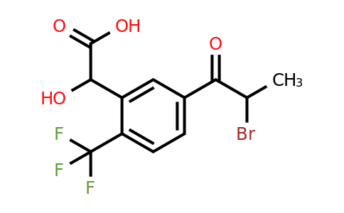 1804072-84-1 | 5-(2-Bromopropanoyl)-2-(trifluoromethyl)mandelic acid