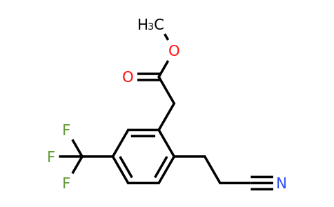 1804073-23-1 | Methyl 2-(2-cyanoethyl)-5-(trifluoromethyl)phenylacetate