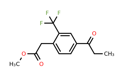 1804073-35-5 | Methyl 4-propionyl-2-(trifluoromethyl)phenylacetate
