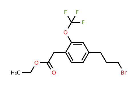 1804073-39-9 | Ethyl 4-(3-bromopropyl)-2-(trifluoromethoxy)phenylacetate